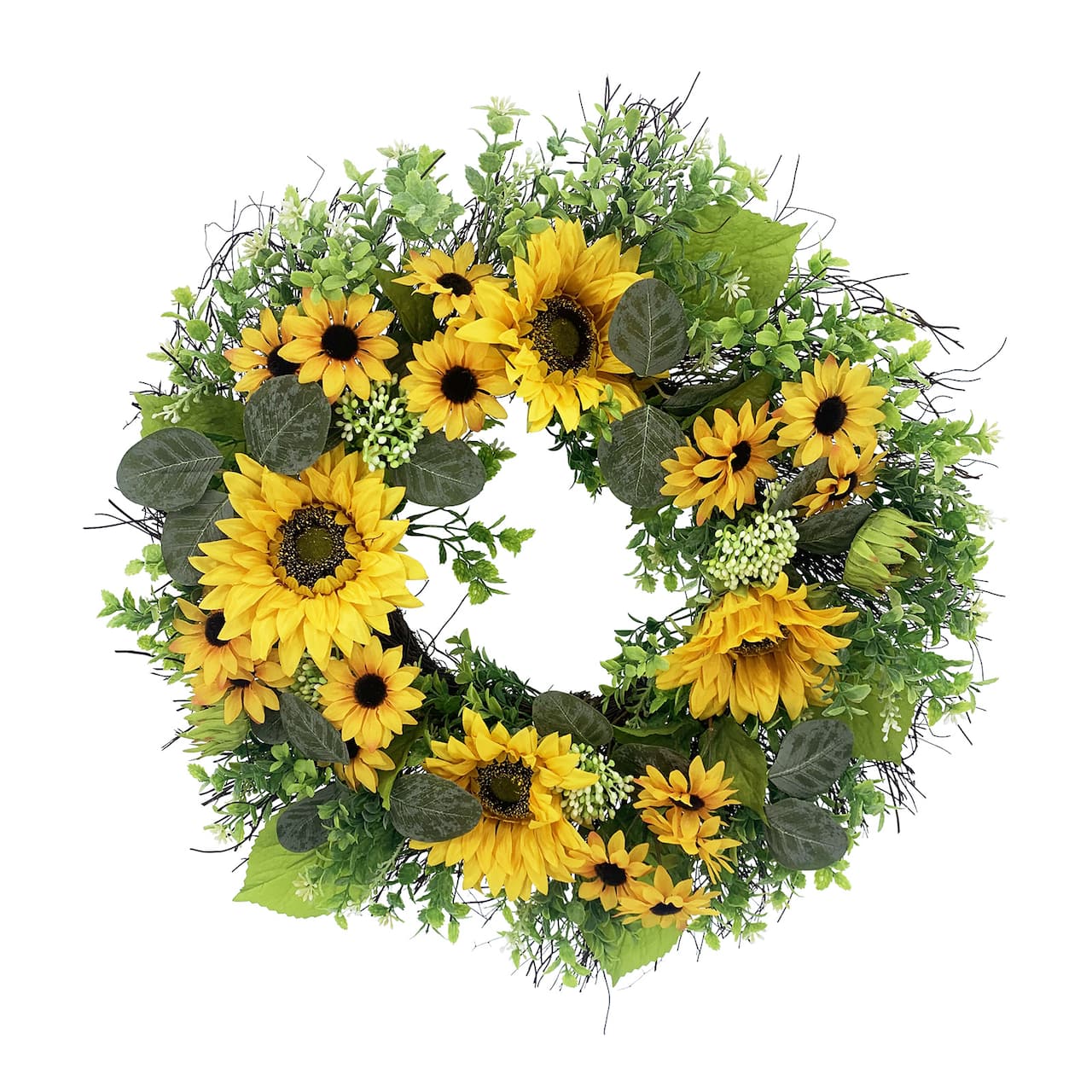 22&#x22; Yellow Sunflower Wreath by Ashland&#xAE;